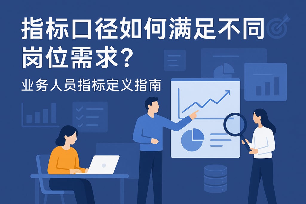 指标口径如何满足不同岗位需求？业务人员指标定义指南