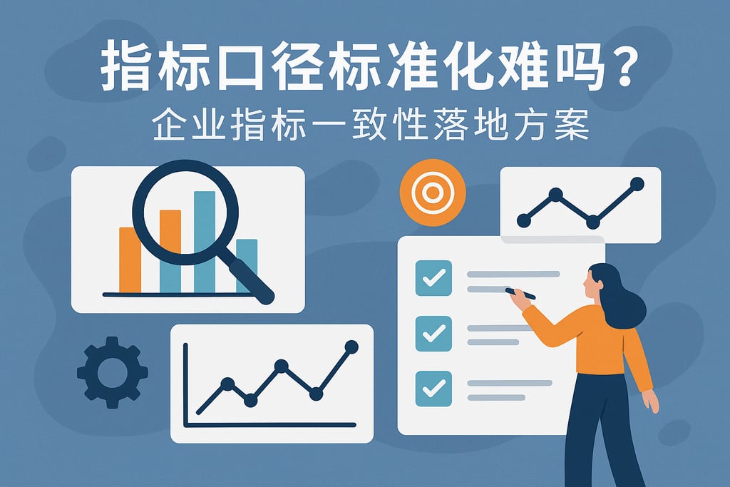 指标口径标准化难吗？企业指标一致性落地方案