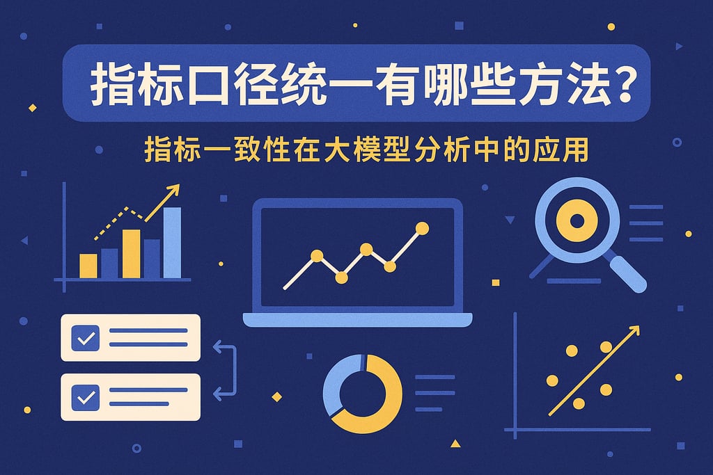 指标口径统一有哪些方法？指标一致性在大模型分析中的应用