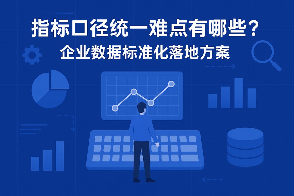 指标口径统一难点有哪些？企业数据标准化落地方案