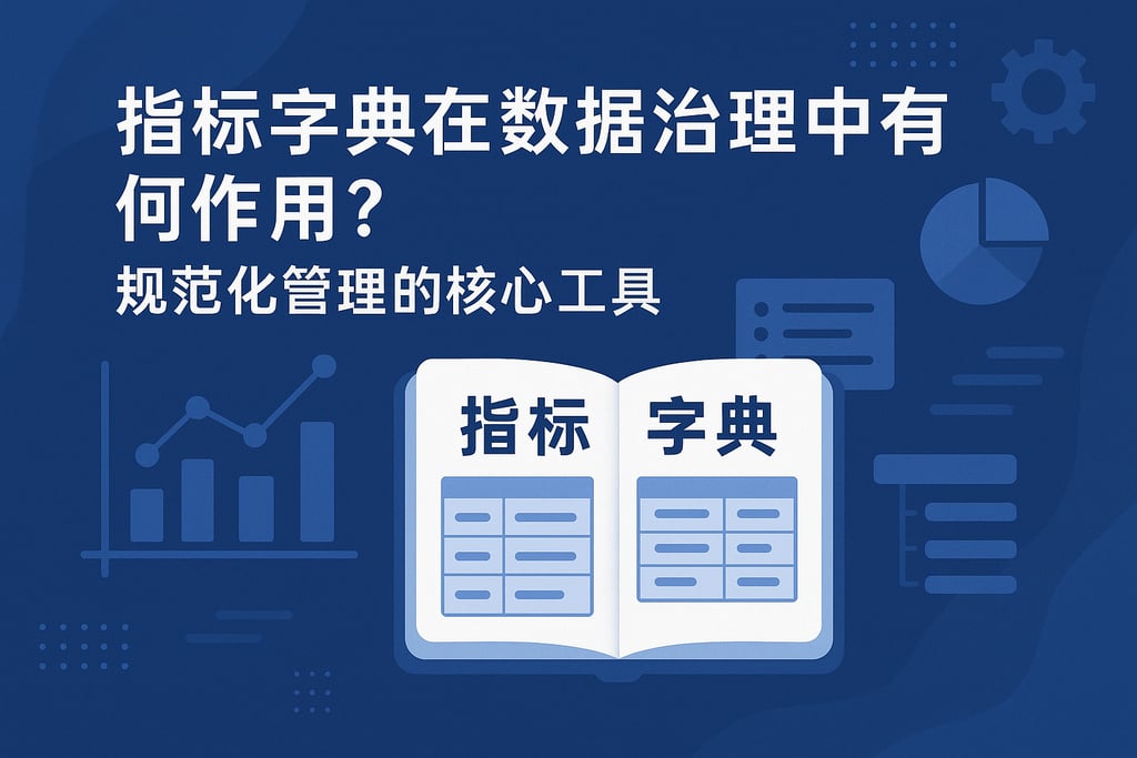 指标字典在数据治理中有何作用？规范化管理的核心工具