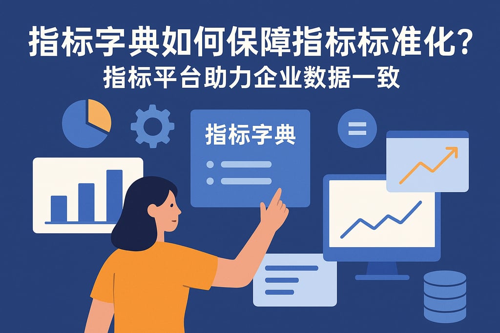 指标字典如何保障指标标准化？指标平台助力企业数据一致