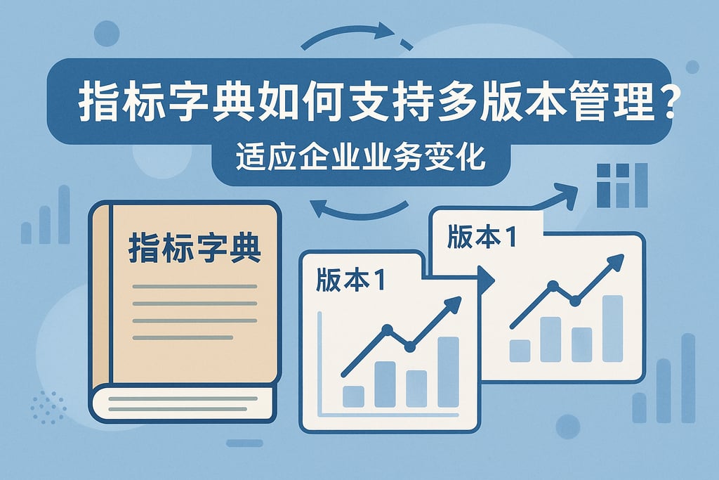 指标字典如何支持多版本管理？适应企业业务变化