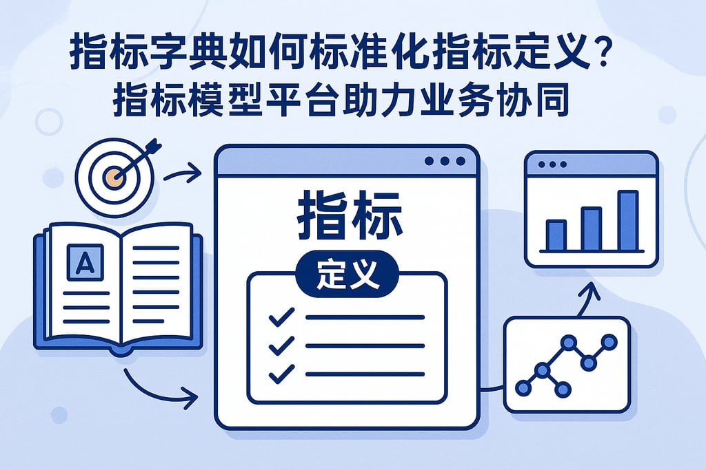 指标字典如何标准化指标定义？指标模型平台助力业务协同