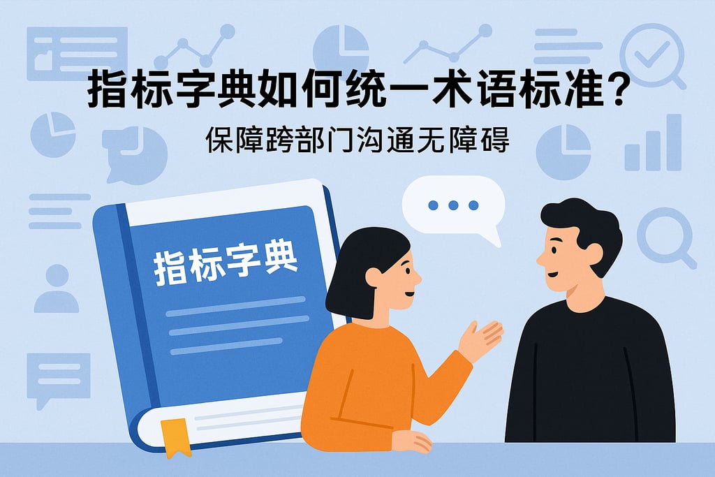 指标字典如何统一术语标准？保障跨部门沟通无障碍