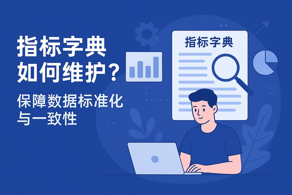 指标字典如何维护？保障数据标准化与一致性