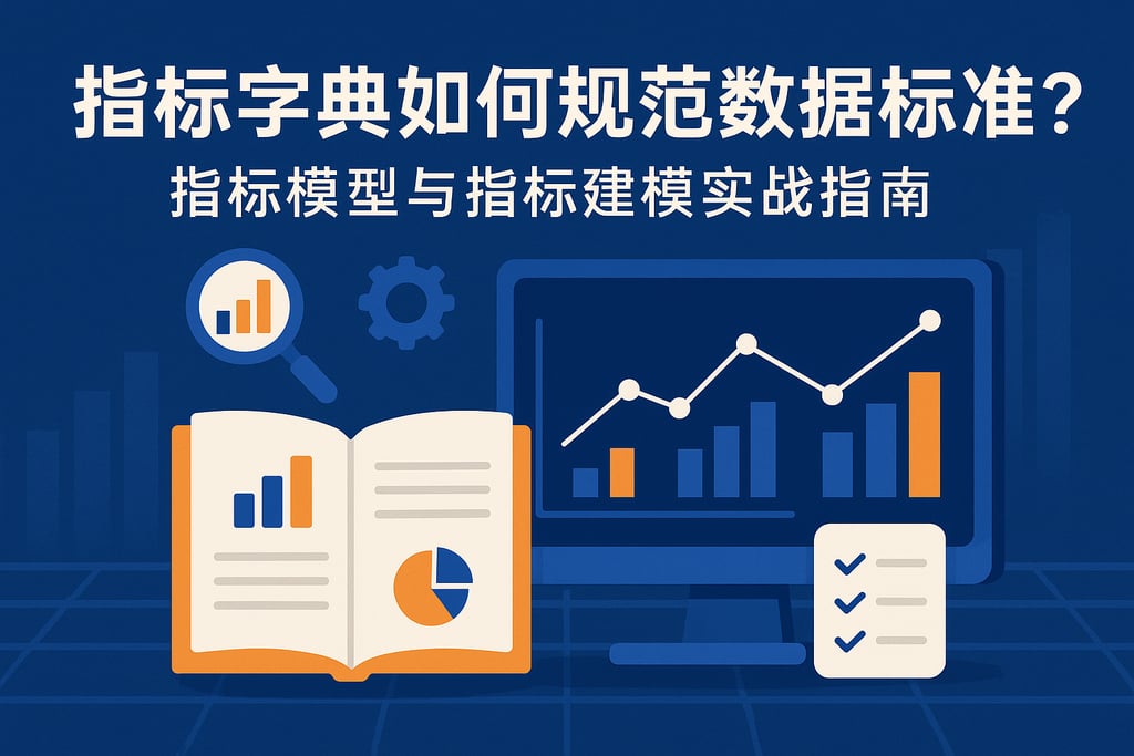 指标字典如何规范数据标准？指标模型与指标建模实战指南