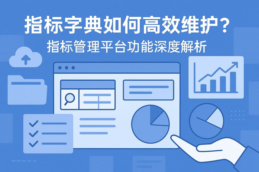 指标字典如何高效维护？指标管理平台功能深度解析