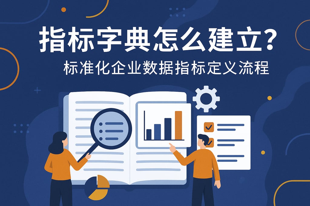 指标字典怎么建立？标准化企业数据指标定义流程