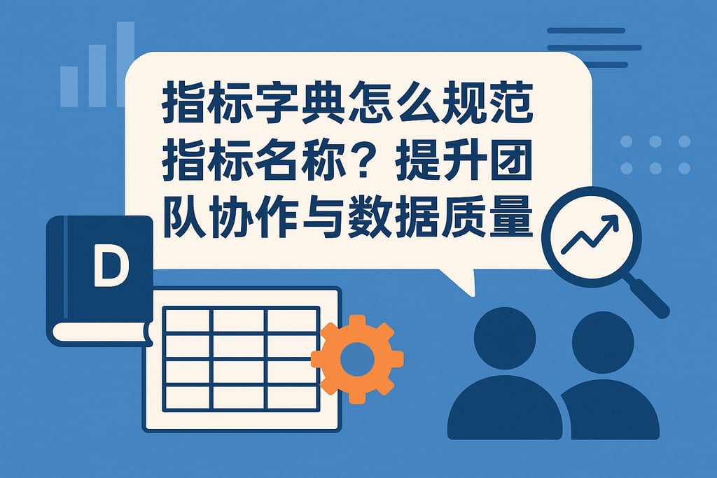 指标字典怎么规范指标名称？提升团队协作与数据质量