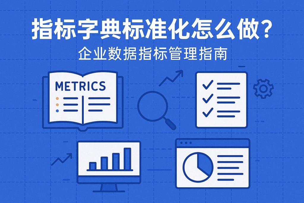 指标字典标准化怎么做？企业数据指标管理指南
