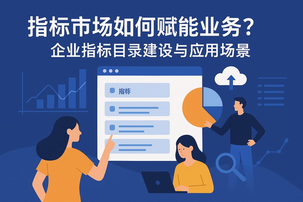 指标市场如何赋能业务？企业指标目录建设与应用场景