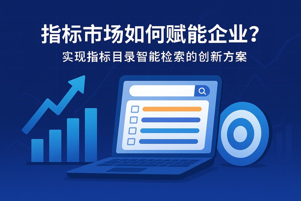指标市场如何赋能企业？实现指标目录智能检索的创新方案