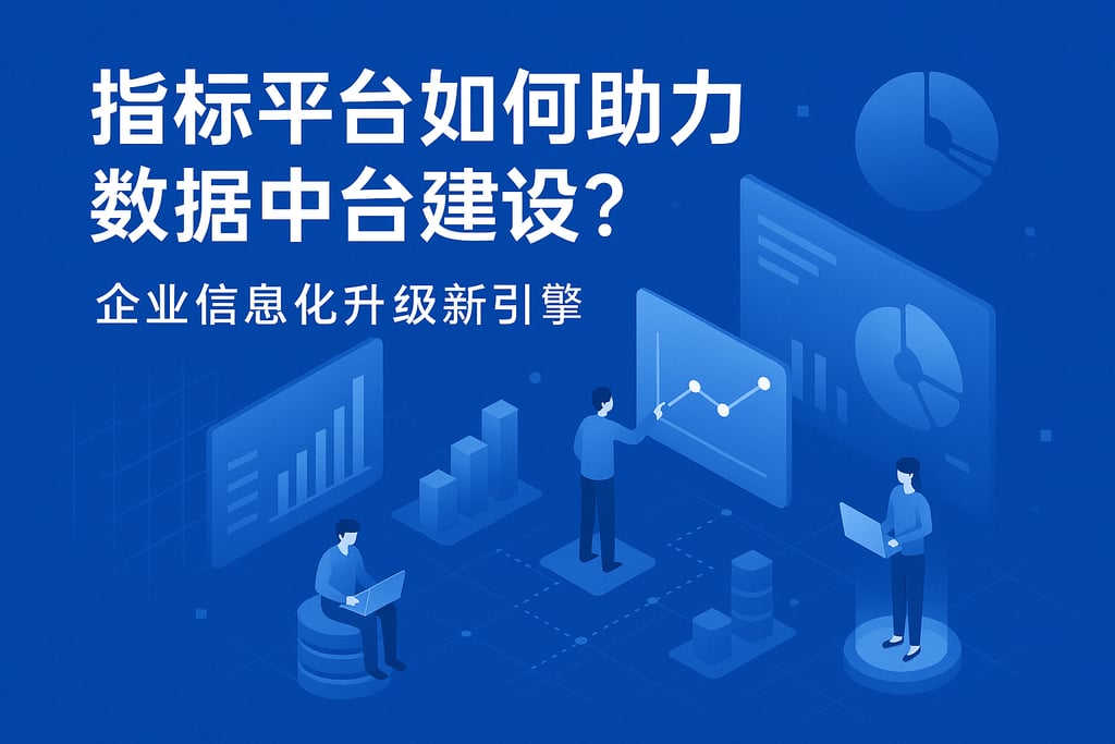 指标平台如何助力数据中台建设？企业信息化升级新引擎