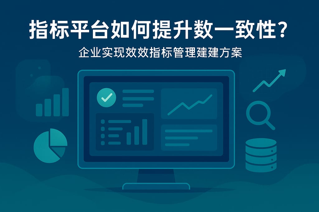指标平台如何提升数据一致性？企业实现高效指标管理的关键方案