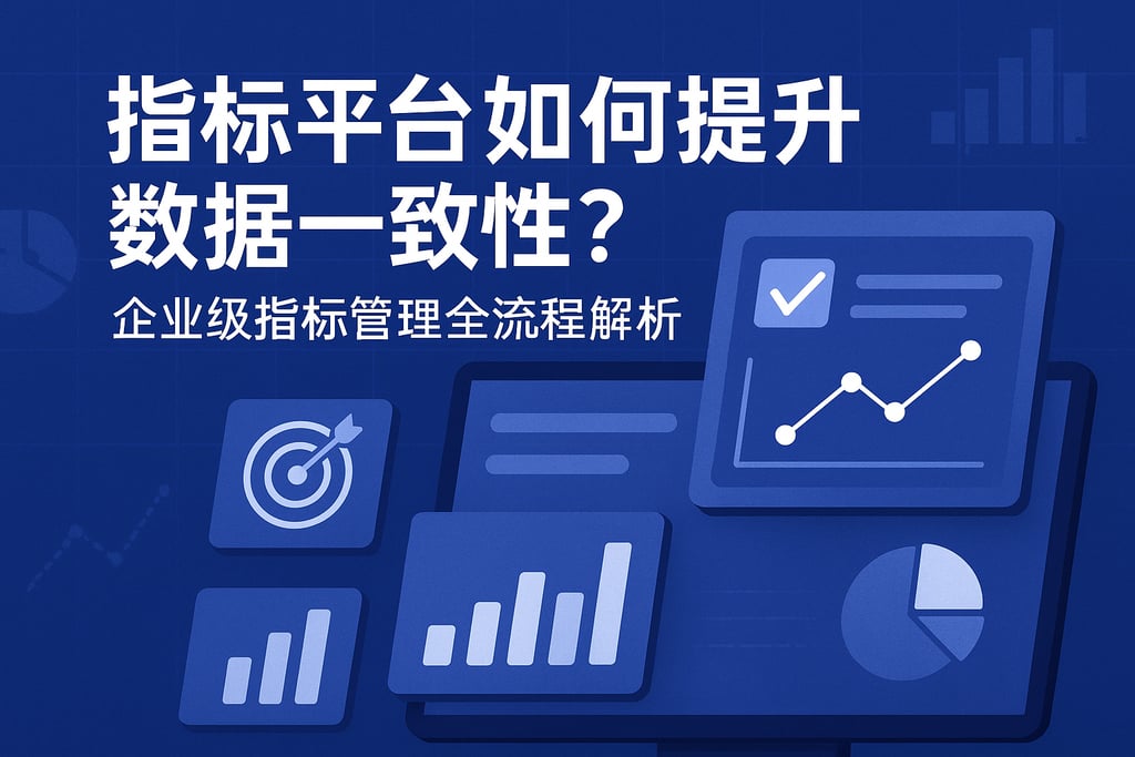指标平台如何提升数据一致性？企业级指标管理全流程解析