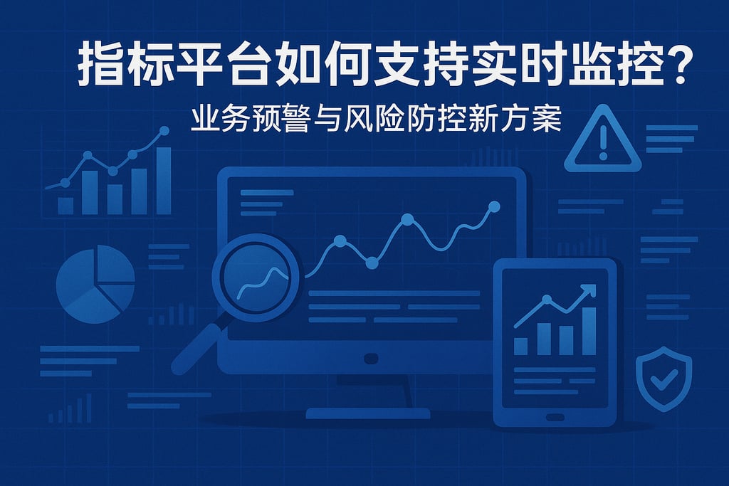 指标平台如何支持实时监控？业务预警与风险防控新方案