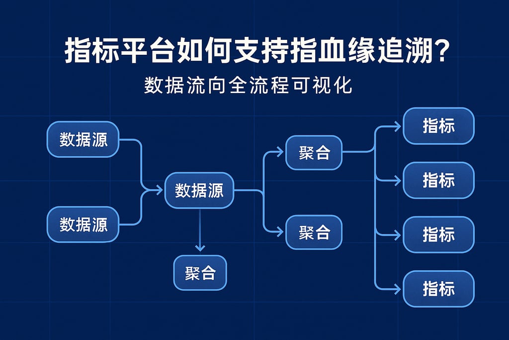 指标平台如何支持指标血缘追溯？数据流向全流程可视化