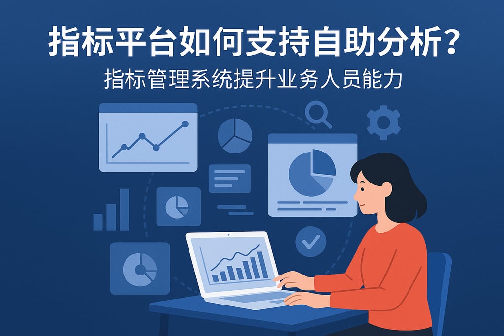 指标平台如何支持自助分析？指标管理系统提升业务人员能力