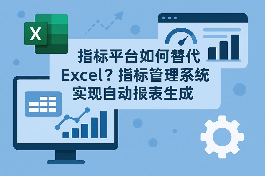 指标平台如何替代Excel？指标管理系统实现自动报表生成