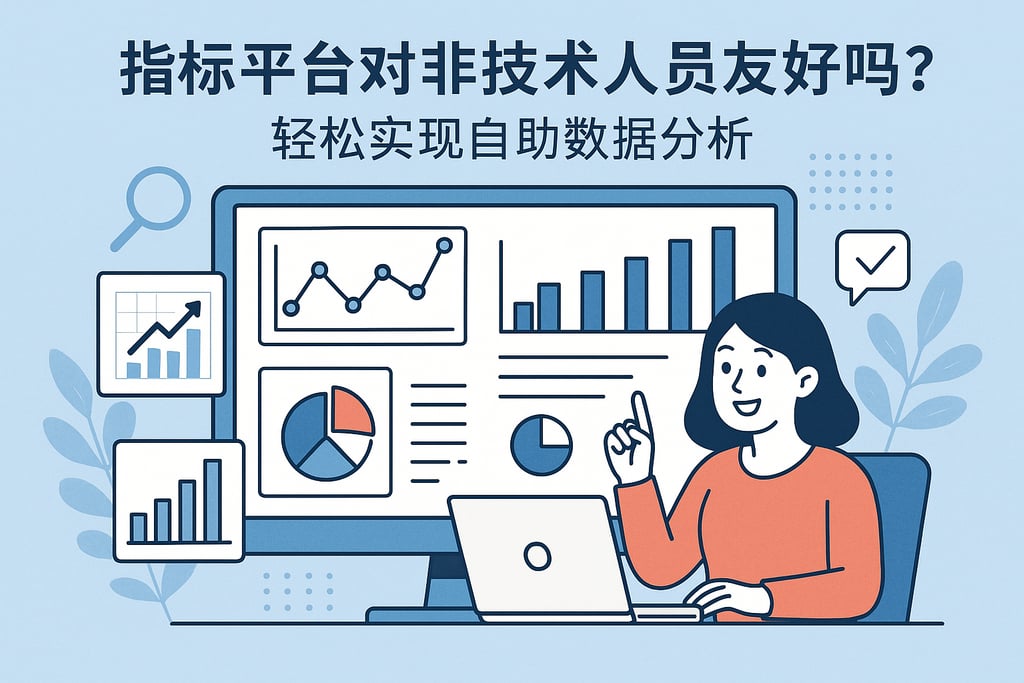 指标平台对非技术人员友好吗？轻松实现自助数据分析