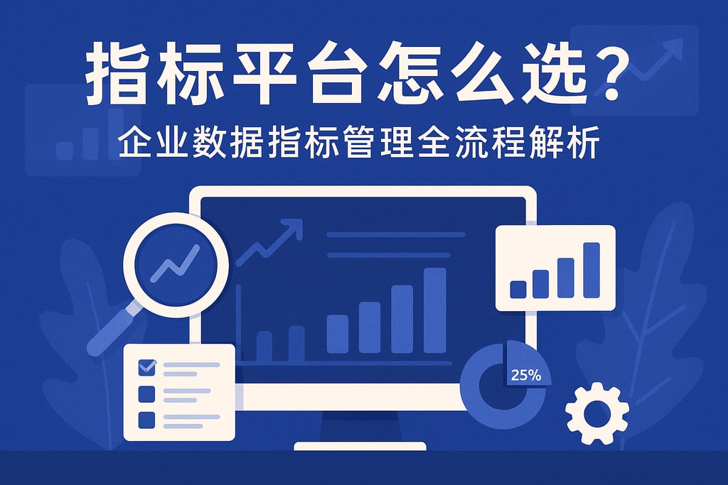 指标平台怎么选？企业数据指标管理全流程解析