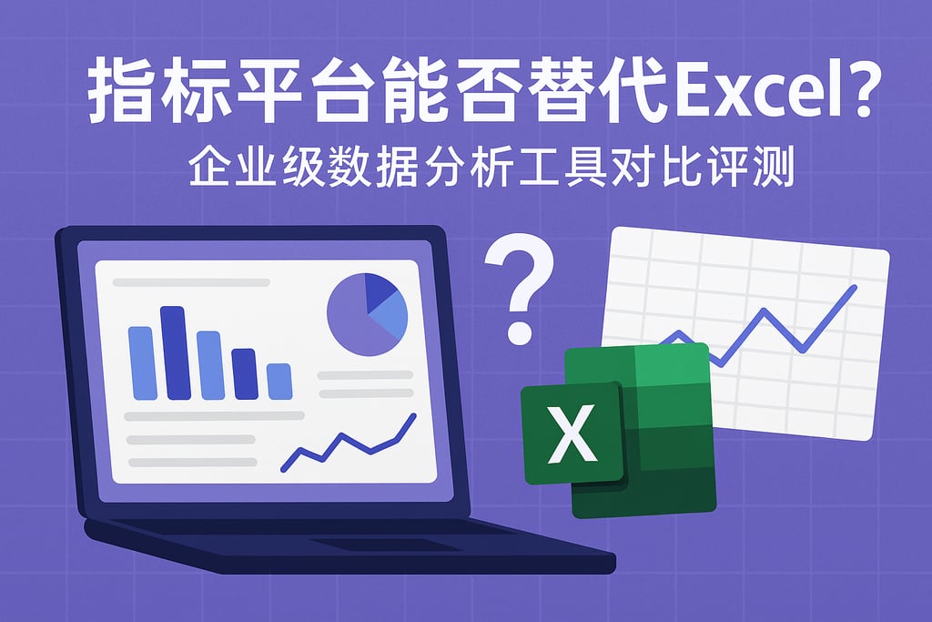 指标平台能否替代Excel？企业级数据分析工具对比评测