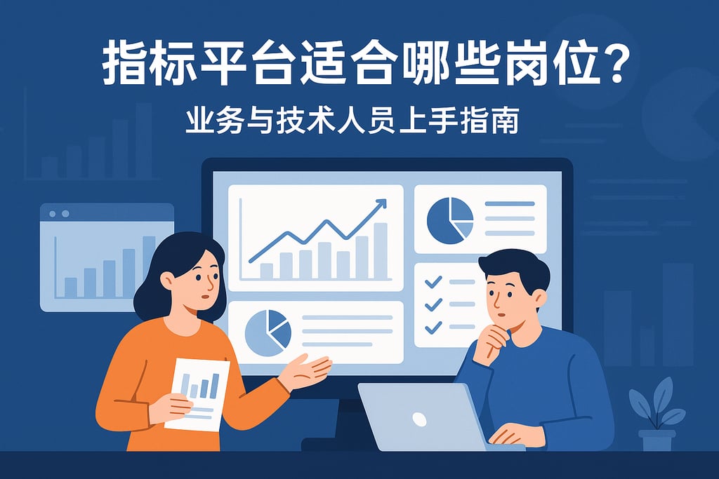 指标平台适合哪些岗位？业务与技术人员上手指南