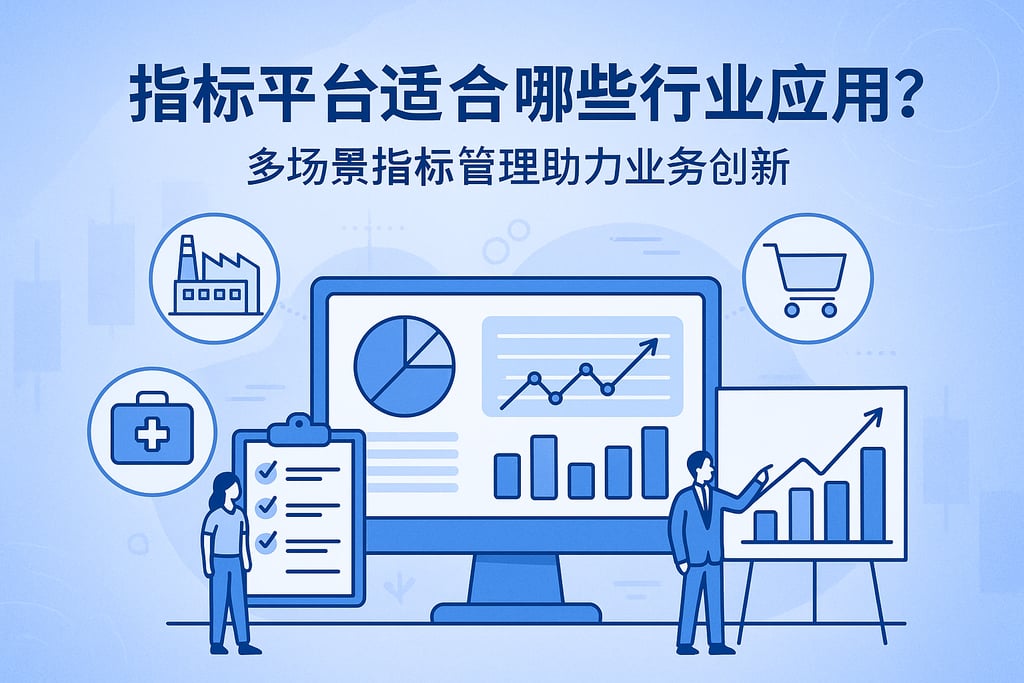 指标平台适合哪些行业应用？多场景指标管理助力业务创新