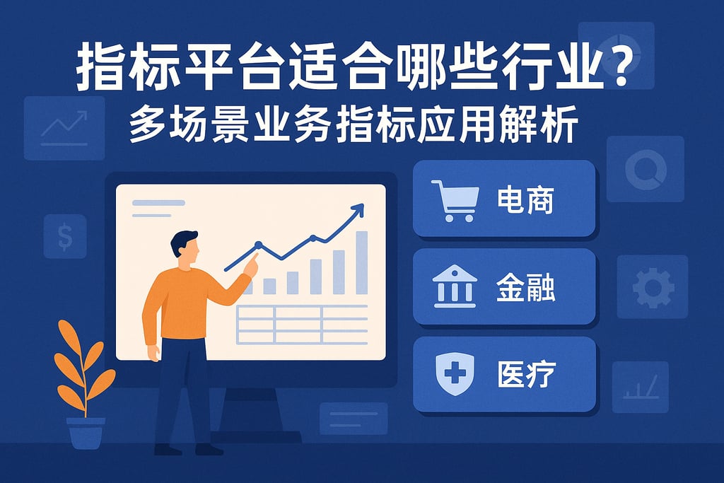 指标平台适合哪些行业？多场景业务指标应用解析