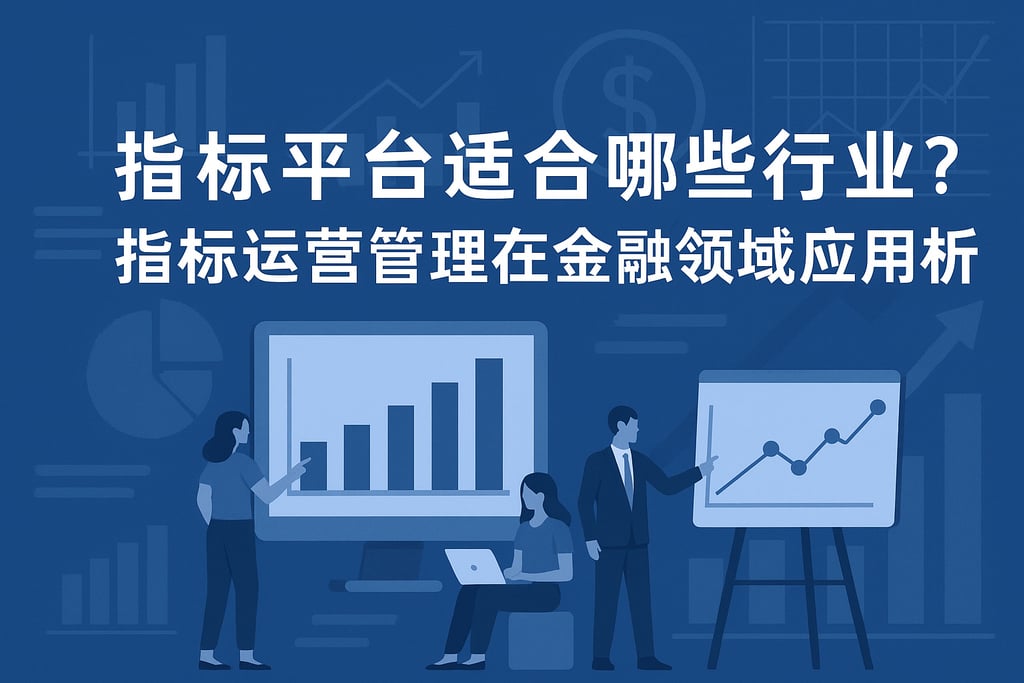指标平台适合哪些行业？指标运营管理在金融领域应用解析
