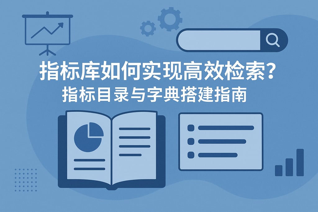 指标库如何实现高效检索？指标目录与字典搭建指南
