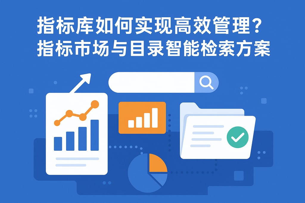 指标库如何实现高效管理？指标市场与目录智能检索方案