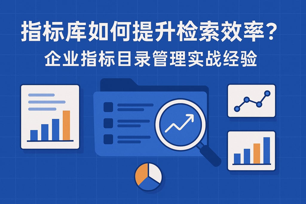 指标库如何提升检索效率？企业指标目录管理实战经验