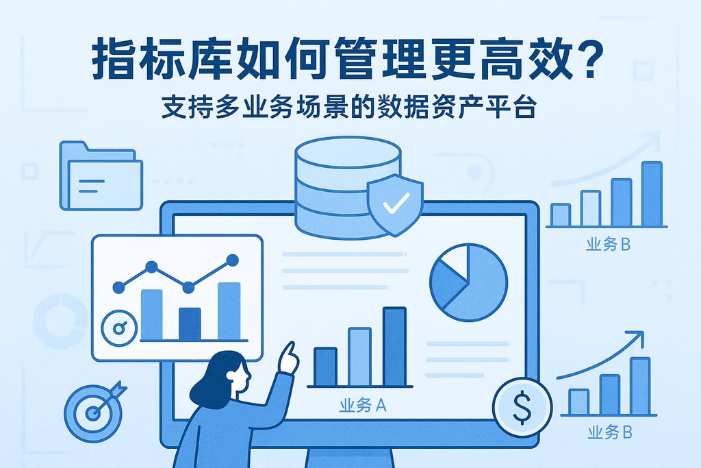 指标库如何管理更高效？支持多业务场景的数据资产平台