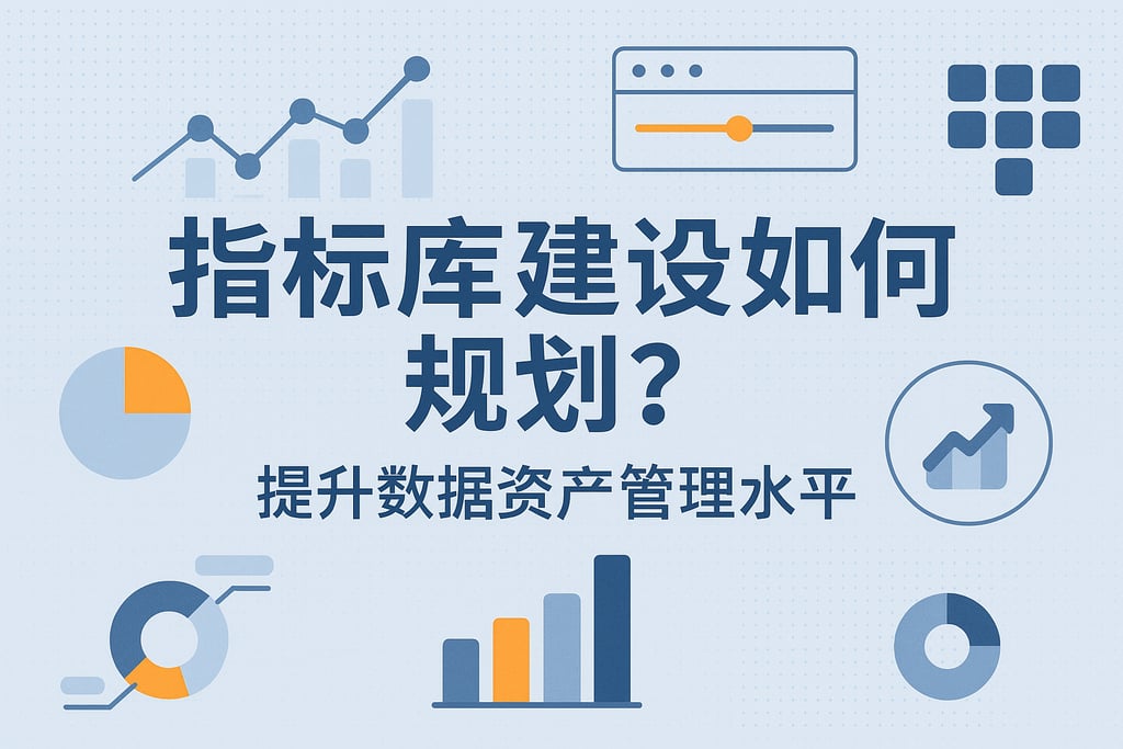 指标库建设如何规划？提升数据资产管理水平