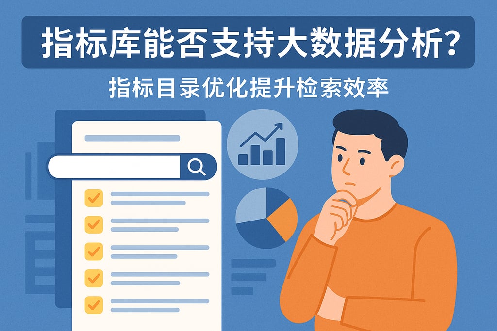 指标库能否支持大数据分析？指标目录优化提升检索效率