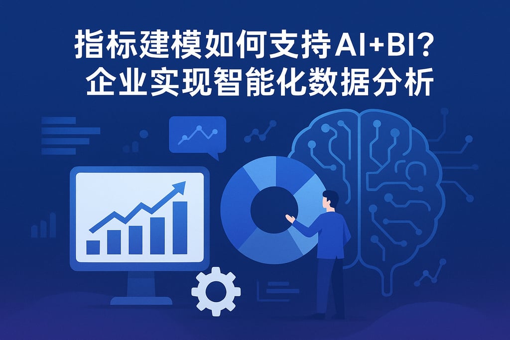 指标建模如何支持AI+BI？企业实现智能化数据分析