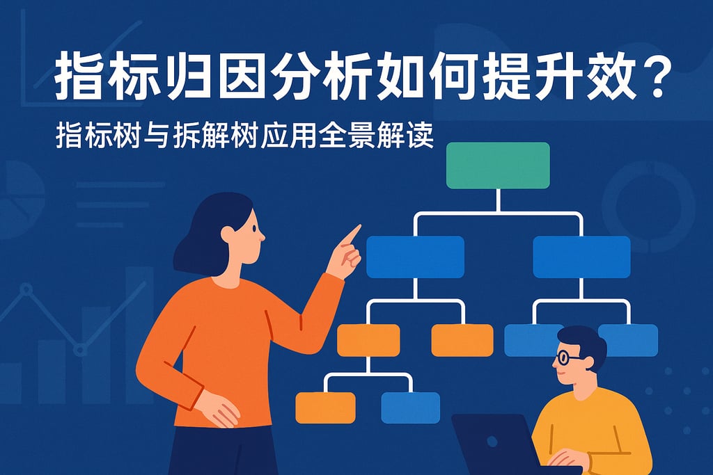 指标归因分析如何提升效率？指标树与拆解树应用全景解读
