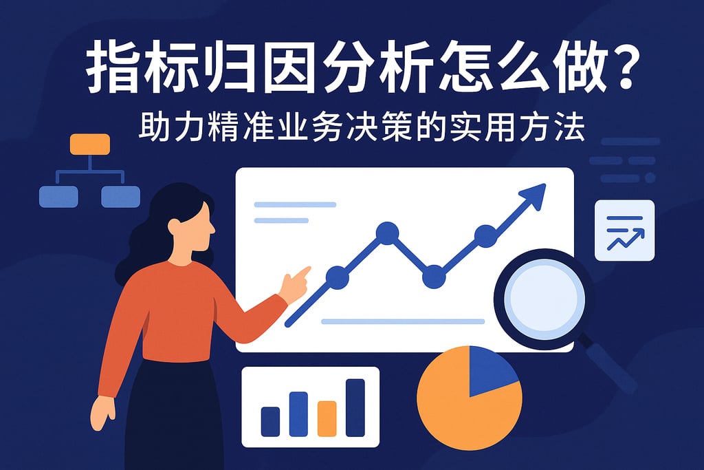 指标归因分析怎么做？助力精准业务决策的实用方法