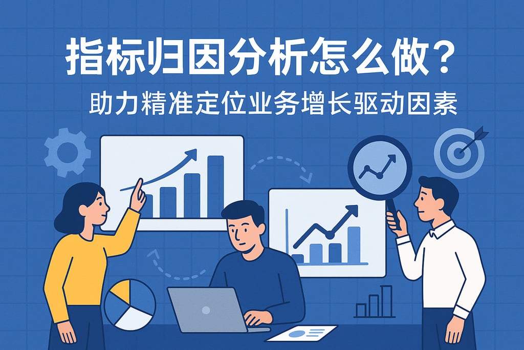 指标归因分析怎么做？助力精准定位业务增长驱动因素