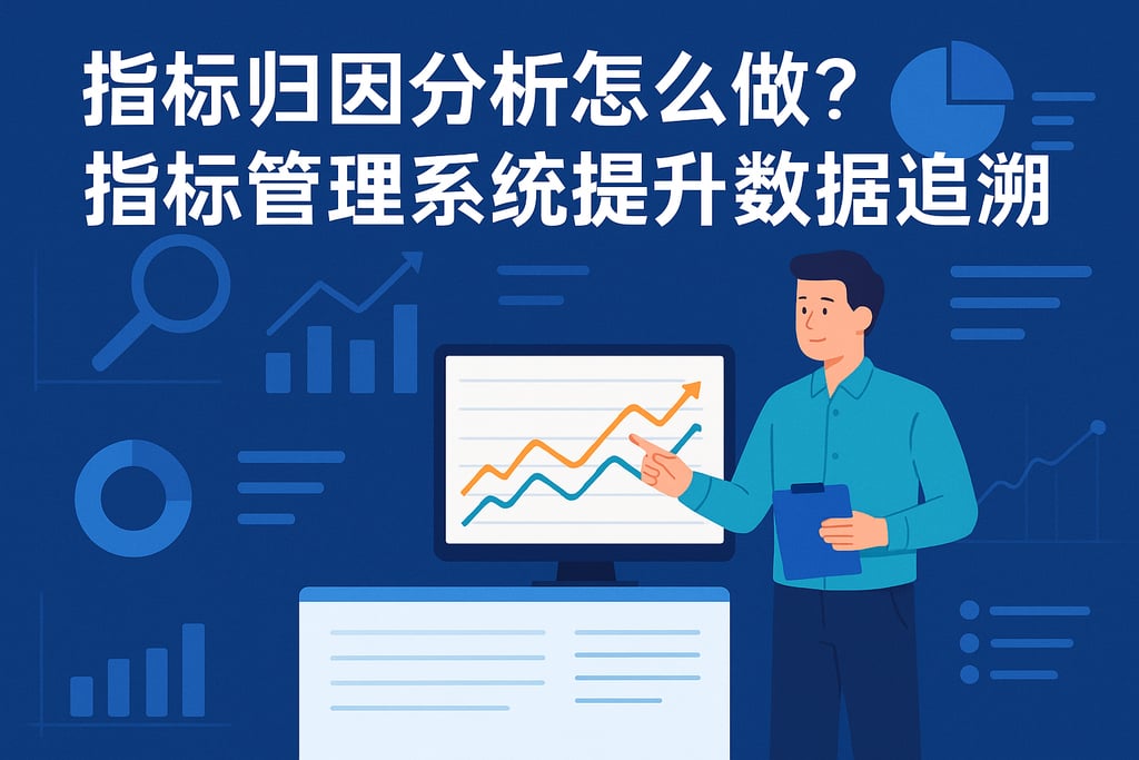 指标归因分析怎么做？指标管理系统提升数据追溯能力