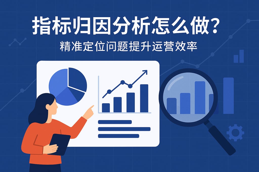 指标归因分析怎么做？精准定位问题提升运营效率