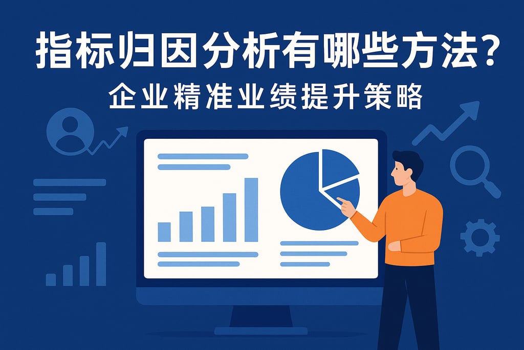 指标归因分析有哪些方法？企业精准业绩提升策略