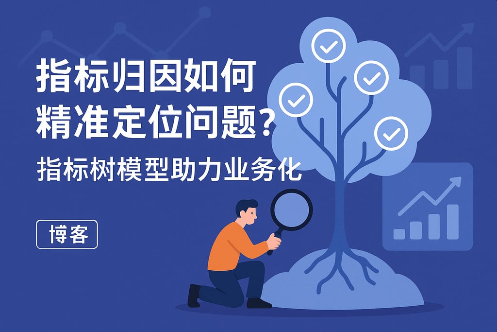 指标归因如何精准定位问题？指标树模型助力业务优化