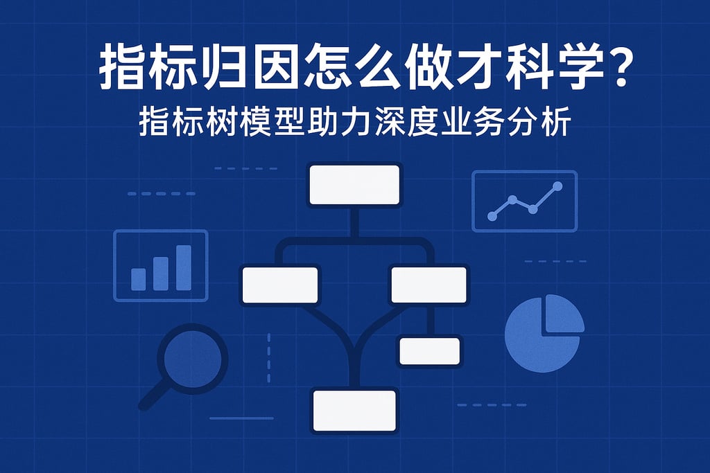 指标归因怎么做才科学？指标树模型助力深度业务分析