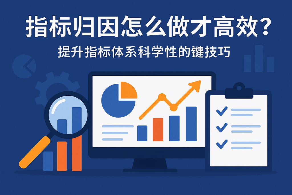 指标归因怎么做才高效？提升指标体系科学性的关键技巧