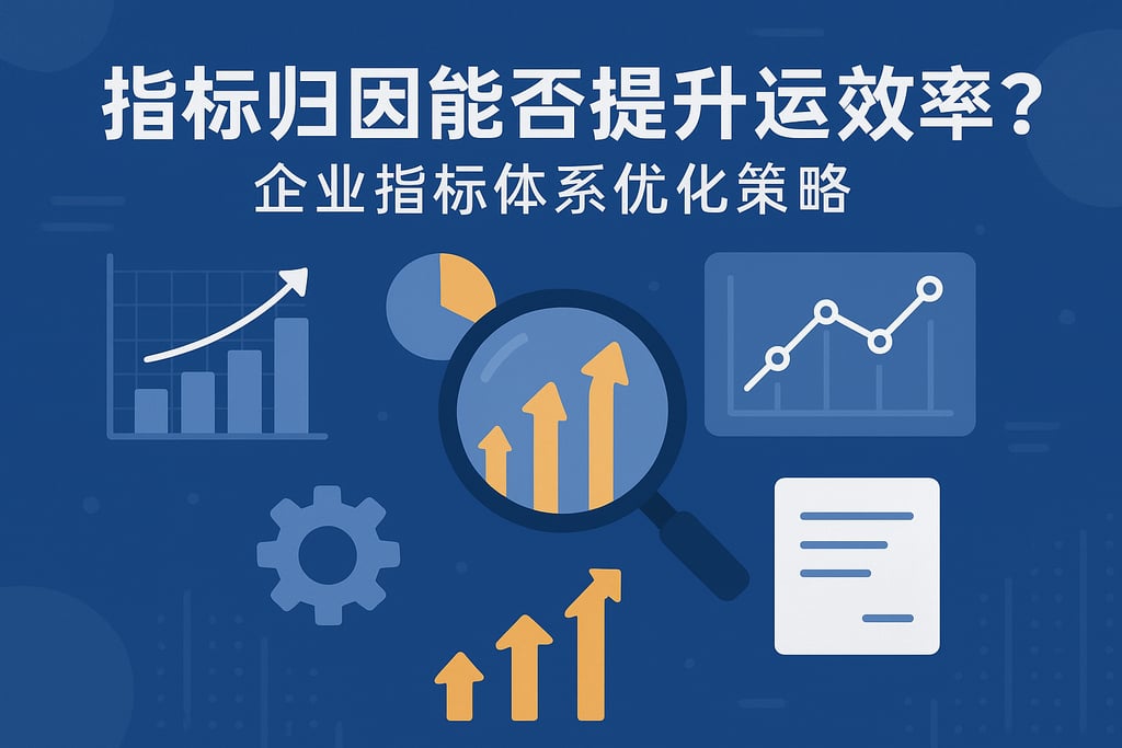 指标归因能否提升运营效率？企业指标体系优化策略