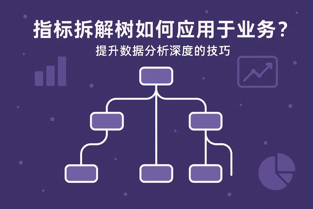 指标拆解树如何应用于业务？提升数据分析深度的技巧