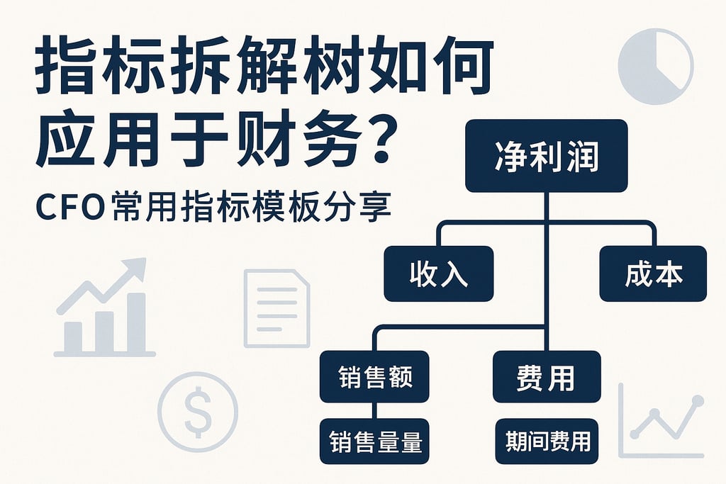 指标拆解树如何应用于财务？CFO常用指标模板分享